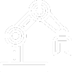Ícone para Integração entre robôs, software e arquitetura de controle